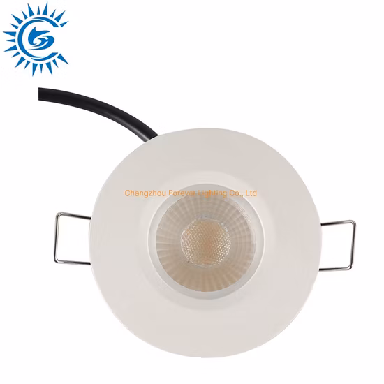 Magnetic Interchangeable Bezel IP65 2CCT SMD Fire Rated 3000K 4000K LED Downlight