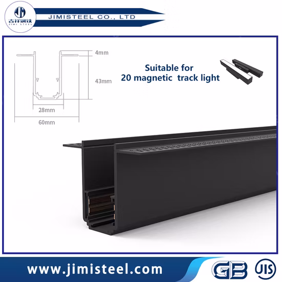 Luz de riel magnética/Proveedor de rieles/Fabricante de fábrica de aluminio/Proveedor de rieles Guzhen