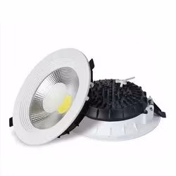 Luz empotrada de aluminio de doble color LED COB para ingeniería, mobiliario doméstico, comercial