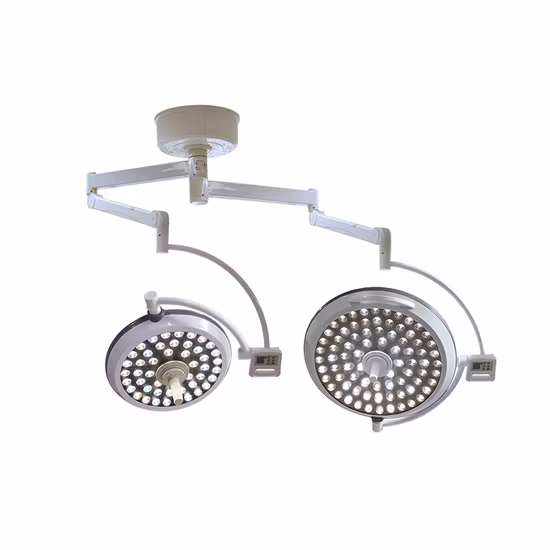 Luz quirúrgica de doble cúpula de techo sin sombras con mejores ventas