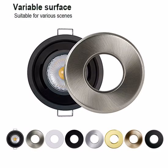 Vjc IP20 Luz empotrada LED cuadrada semi empotrada semisuperficie Luz empotrada LED COB regulable